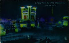 Paris Expo 1925 Vue de nuit