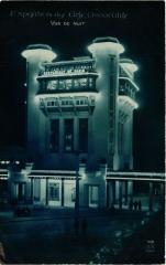Paris Expo 1925 vue de nuit