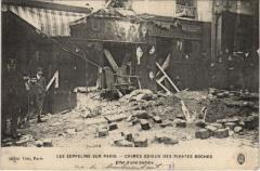 Les Zeppelins Sur Paris Effet de bombe