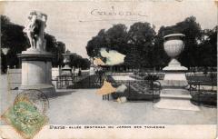 Paris (1e) - Jardin des Tuleries Allée centrale -
																					75001 Paris 1er
																			