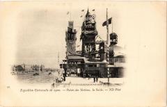 Paris Expo 1900 - Palais des Nations, la Seine