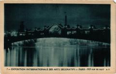 Paris Expo 1925 vue de nuit