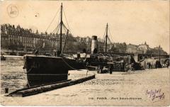 Paris 1e - Le Port Saint-Nicolas à Paris 1er