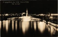 Paris Expo 1925 vue de nuit
