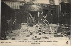 Les Zeppelins Sur Paris Effet de bombe