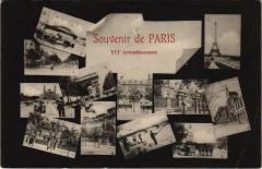 Carte postale ancienne Souvenir de Paris XVIe Arrondissement
                                                                     à Paris 16e
                                