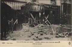 Les Zeppelins Sur Paris Effet de bombe
