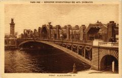 Paris Expo 1925 Pont Alexandre Iii