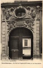 Paris 6e Paris-Hotel de Faugéres, rue Saint-Sulpice à Paris 6e