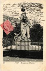 Carte postale ancienne Monument Charlet
                                                                     à Paris 14e
                                