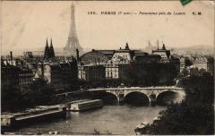 Paris 7e - 150. Panorama pris du Louvre à Paris 7e