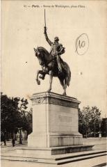 Statue de Washington, place d'Iéna à Paris 16e