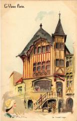 Paris Expo 1900 - Le Vieux Paris Le Grand Logis
