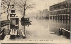 Inondation 1900 Paris Quai de la Rapee France