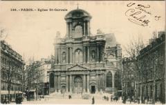 Paris 4e - Eglise Saint-Gervais à Paris 4e