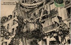 Paris 1907- Les Fétes de la Mi-Caréme - La Reine sur son Trone