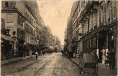 Carte postale ancienne La Rue de Passy
                                                                     à Paris 16e
                                
