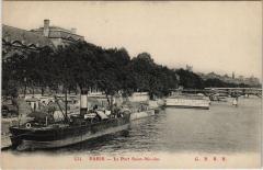 Paris 4e - Le Port Saint-Nicolas à Paris 4e