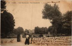 Carte postale ancienne Parc Montsouris - Vue d'ensemble
                                                                     à Paris 14e
                                