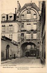 Carte postale ancienne Arcade Bretonvilliers
                                                                     à Paris 4e
                                