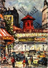 Le Moulin Rouge à Paris 18e