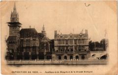 Paris Expo 1900 - Pavillon de la Hogrie et de la Gb