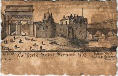 Ancien Paris. Porte Saint-bernard