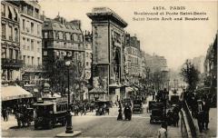 Paris 10e - Boulevard et Porte Saint-Denis à Paris 10e