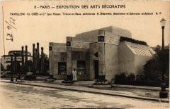 Paris Expo 1925 Pavillon G. Cres et Cie