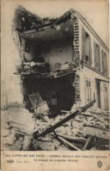 Les Zeppelins Sur Paris La maison du brigadier Bidault