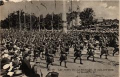 Paris Les Fetes de la Victoire 1919 Les Ecossais