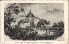 Carte postale ancienne Le Moulin de Longchamp, au Bois de Boulogne, vers 1825
                                                                     à Paris 16e
                                
