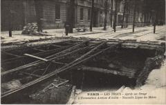 Paris (8e) Les Trous Excavation Av d'Antin à Paris 8e