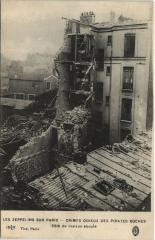 Les Zeppelins Sur Paris Cote de maison éboulé