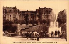 Square Saint-Lambert - La Pièce d'eau à Paris 15e