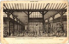 Carte postale ancienne Ancien Paris - Les Galeries de Bois au Palais-Royal
                                                                     à Paris 1er
                                