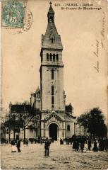 Carte postale ancienne Eglise Saint-Pierre de Montrouge
                                                                     à Paris 14e
                                