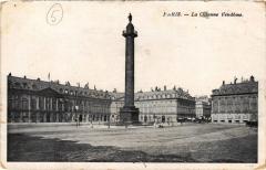 Paris 1e - La colonne Vendome à Paris 1er