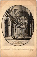 Ancien Paris - L'intérieur de l'Eglise