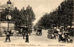Paris 9e - Le Boulevard de la Madeleine à Paris 9e
