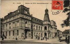 Carte postale ancienne Mairie du XIVe Arrondissement
                                                                     à Paris 14e
                                