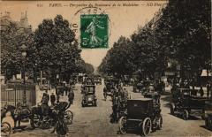 Paris 9e - Perspective du Boulevard de la Madeleine à Paris 9e