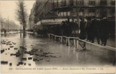 Paris Inondation, Flood Avenue Daumesnil Rue traversiere