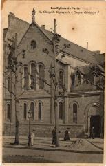 Carte postale ancienne Chapelle Espagnole « Corpus Christi »
                                                                     à Paris 16e
                                