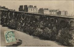 Carte postale ancienne Cimetière du Père-Lachaise, le Mur des Fédérés
                                                                     à Paris 20e
                                
