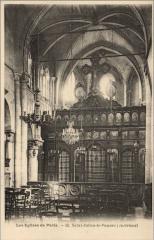 Carte postale ancienne Saint-Julien-le-Pauvre (intérieur)
                                                                     à Paris 5e
                                