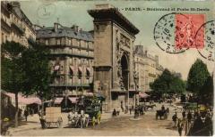 Paris 10e - Boulevard et Porte Saint-Denis à Paris 10e