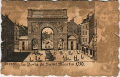 Ancien Paris. Porte Saint-martin