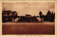 Square Séverine - Entrée et Monument à Paris 20e