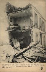 Les Zeppelins Sur Paris La Maison du Brigadier Bidault